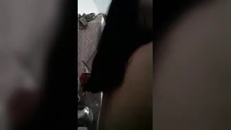 Bangladeshi Babe Squeezing Her Boobs Making Private Selfie