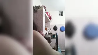 Bangladeshi Babe Squeezing Her Boobs Making Private Selfie