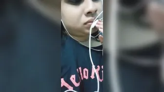 Chubby Bengali Teacher Stripping Naked Revealing Her Big Boobs