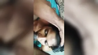 Mallu Aunty Sucking Neighbor Dick Before Getting Pounded