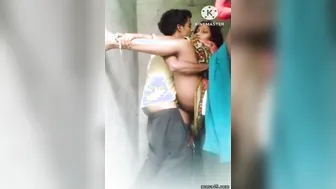 Horny Bhabhi Fucking In Bathroom Standing Up Getting Pounded Hard