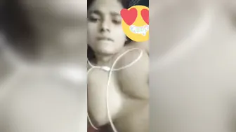Desi Girl In Hijab Stripping Off Showing Her Massive Natural Tits
