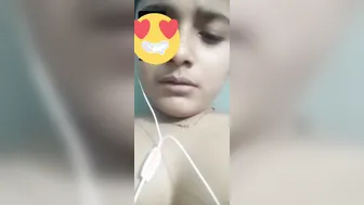 Desi Girl In Hijab Stripping Off Showing Her Massive Natural Tits