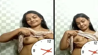Bengali GF Showing Naked Tits On Video Call Touching Me