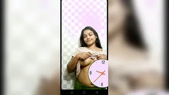 Bengali GF Showing Naked Tits On Video Call Touching Me