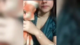 Married Bhabhi Pulling Up Nighty Revealing Her Huge Soft Boobs