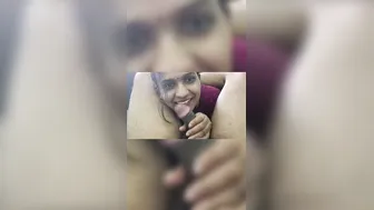 Married Woman Sucking Him Off Until He Finishes On Her Face
