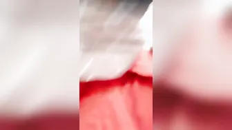 Covering Her Face While Fingering Pussy In Public Toilet Stall