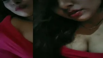 Bengali Babe Stripping And Showing Tits During Live Cam Session