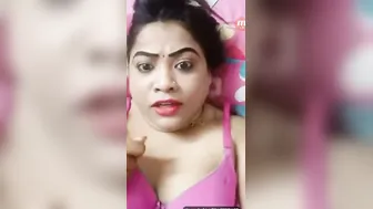 Chubby Wife Teasing In Pink Bra Making My Dick So Fucking Hard