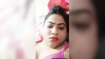 Chubby Wife Teasing In Pink Bra Making My Dick So Fucking Hard