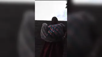 Curvy Bhabhi Flashing Her Huge Tits Outdoors In Village Area