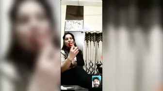 Chubby Married Woman Pleasuring Herself During Naughty Call