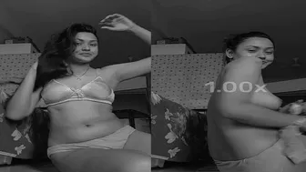 Bengali GF Stripping Off Exposing Nipples On Cam