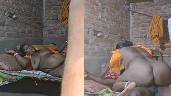 Big Ass Village Aunty Fucking Her Young Neighbor Secretly