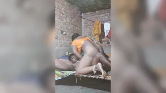 Big Ass Village Aunty Fucking Her Young Neighbor Secretly