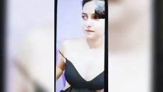 Sweet Wife Showing Off Her Boobs On Video Call With Boyfriend