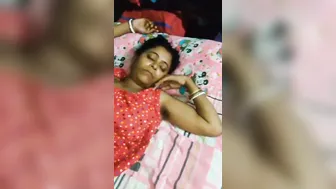 Sleeping Bhabhi Getting Her Pussy Touched Without Knowing