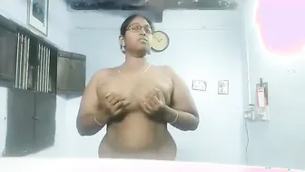 Thick Aunty Stripping Naked And Teasing Before Getting Fucked
