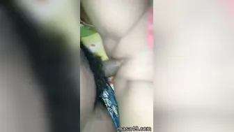 Village Wife Getting Tits Groped And Pussy Pounded In Bedroom