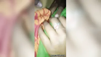 Village Wife Getting Tits Groped And Pussy Pounded In Bedroom