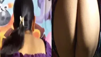 Marathi GF Bending Over Showing Ass For Anal Play
