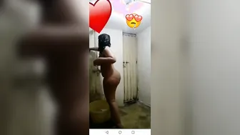 Thick Milf Soaping Up Her Curves In The Bathroom Alone