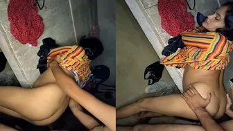 Bhabhi Getting Creampied While Standing In Bedroom Quickie