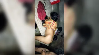 Bhabhi Getting Creampied While Standing In Bedroom Quickie