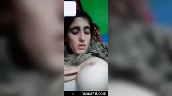 Fair Skinned Bhabhi Going Topless During Video Call Private Show