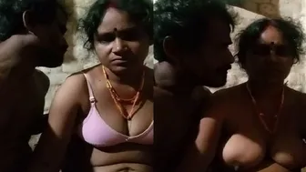 Village Wife Teasing Brother In Law Showing Her Big Soft Tits