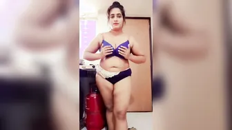 Indian Wife Slowly Removing Her Saree Revealing Nude Body