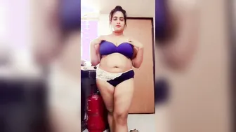 Indian Wife Slowly Removing Her Saree Revealing Nude Body