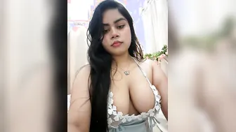 Voluptuous Bhabhi Stripping See Through Bra And Toying Herself