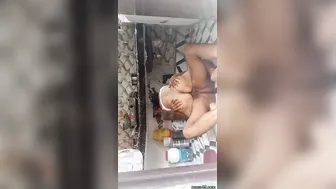 Busty Mature Aunty Getting Fucked Rough In The Kitchen Today
