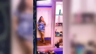 Slutty Babe Flashing Her Massive Tits On Leaked Private Video