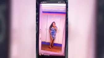 Slutty Babe Flashing Her Massive Tits On Leaked Private Video