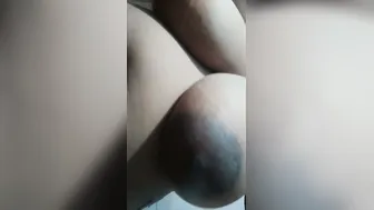 Gf Showing Her Milky Big Boobs In Private Selfie Video For Me