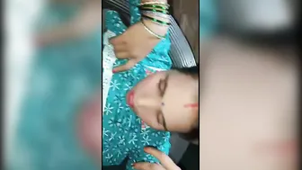 Thick Village Wife Getting Her Heavy Boobs Pressed During Sex Mms