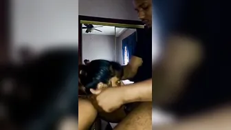 Village Girl Giving Deepthroat Blowjob In Budget Hotel Room Mms