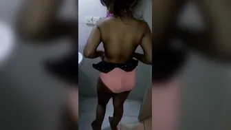 Desi GF Stripping Naked For Lover In Bathroom Gone Viral