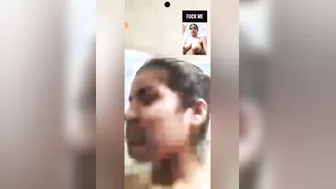 Indian Babe Stripping Naked On Video Call Showing Everything