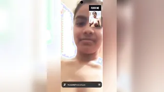 Indian Babe Stripping Naked On Video Call Showing Everything