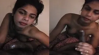 Desi Slut Hungrily Devouring My Thick Cock In Her Bedroom