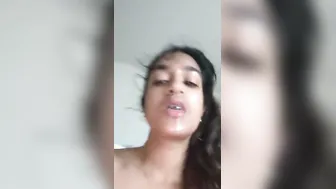 Desi GF Deepthroating And Swallowing His Load At Home