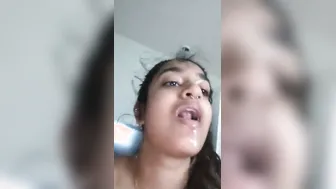Desi GF Deepthroating And Swallowing His Load At Home