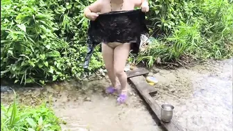 Young Lovers Fucking Outdoors In Private Spot Getting Caught Raw