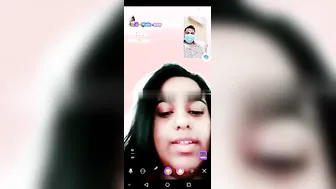 Indian Babe Stripping Topless Flashing Big Boobs On Live Stream