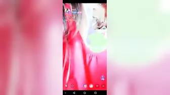 Indian Babe Stripping Topless Flashing Big Boobs On Live Stream