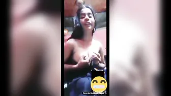 Virgin Girl Stripping Naked On Video Call With Boyfriend
